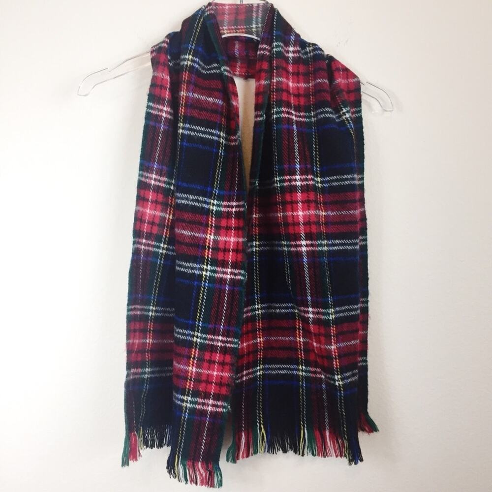 Cashmillion | Plaid Fringed Scarf